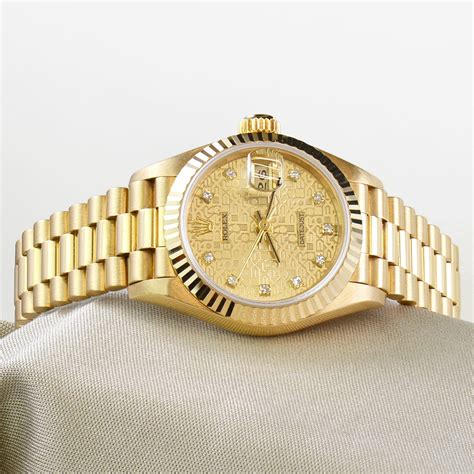 oversize rolex gold woman|best rolex for women.